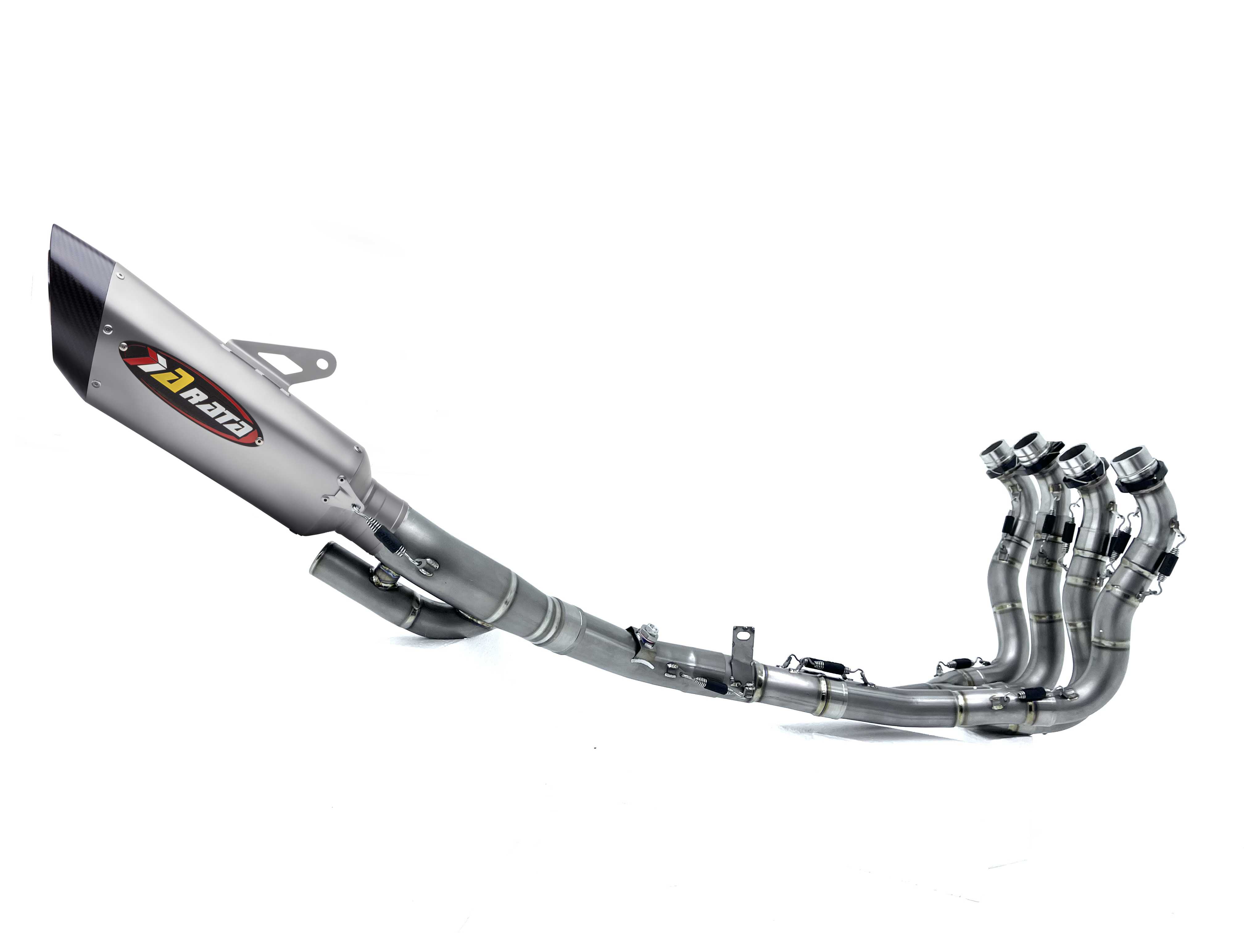 TITANIUM DECAT HEADER & DELTA 1 SILENCER WITH CARBON FIBER CAP